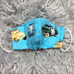 Kids Ages 6-10 Cars Face Mask